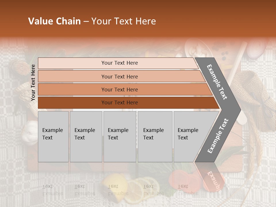 Red Table Wood PowerPoint Template