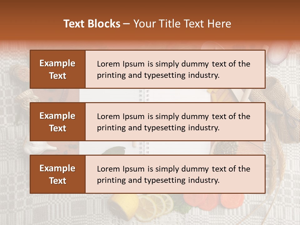 Red Table Wood PowerPoint Template