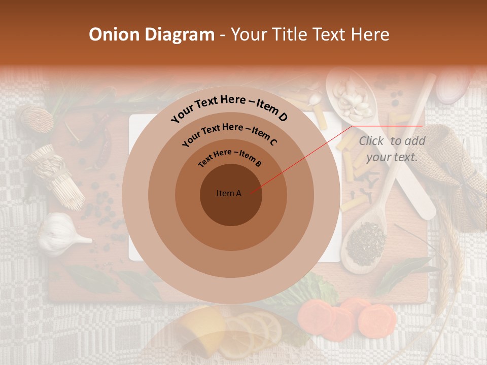 Red Table Wood PowerPoint Template