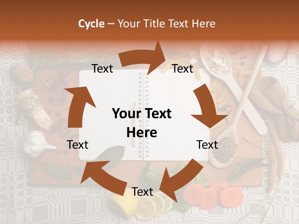 Red Table Wood PowerPoint Template