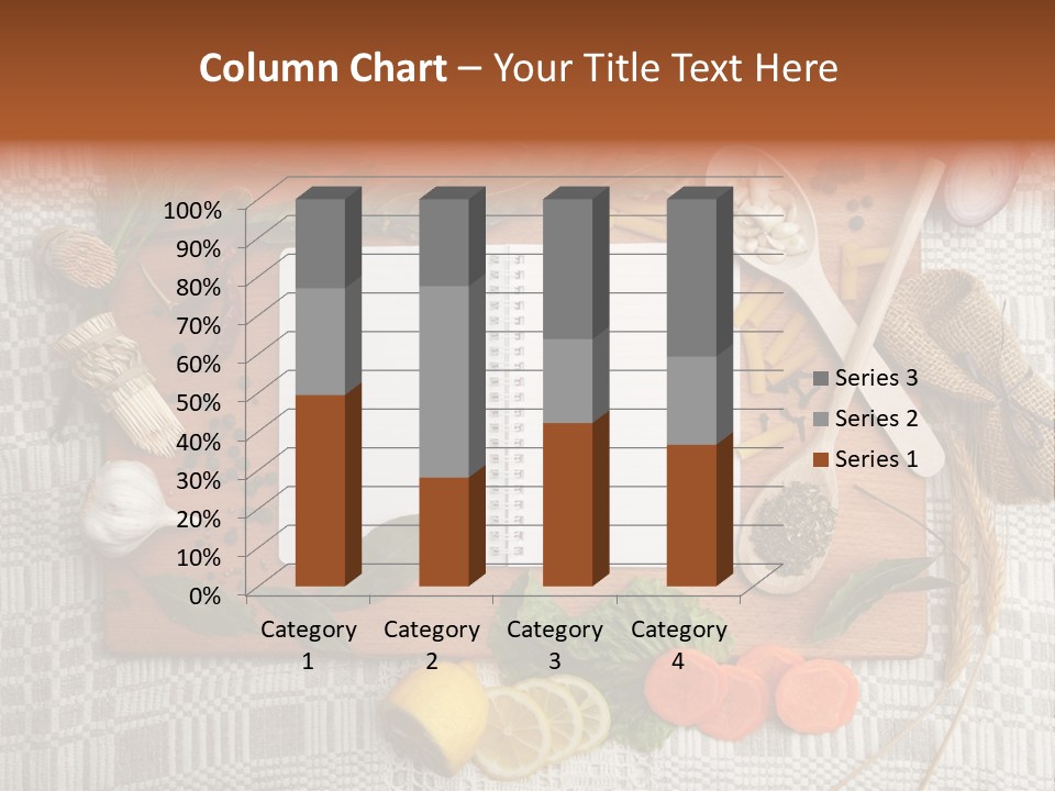 Red Table Wood PowerPoint Template