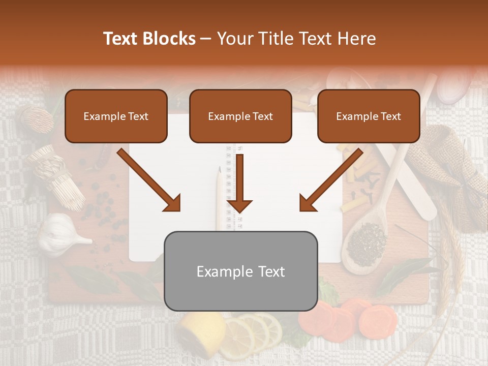 Red Table Wood PowerPoint Template