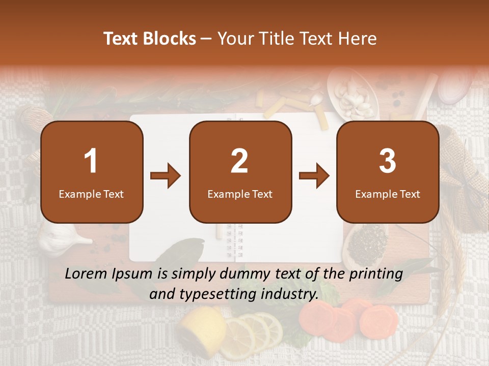 Red Table Wood PowerPoint Template