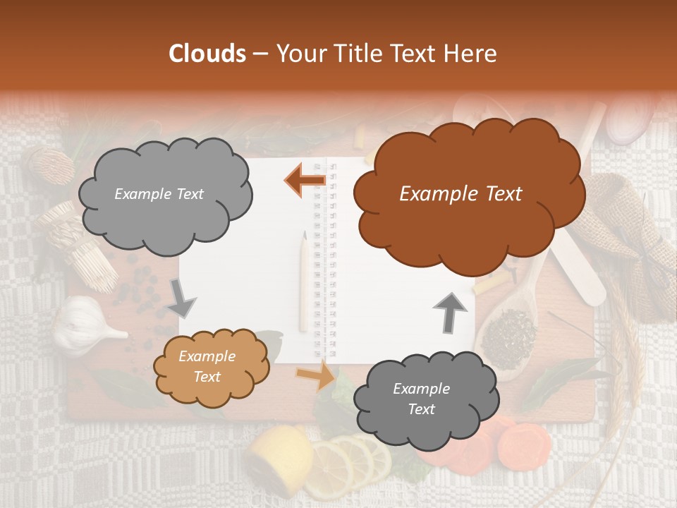 Red Table Wood PowerPoint Template