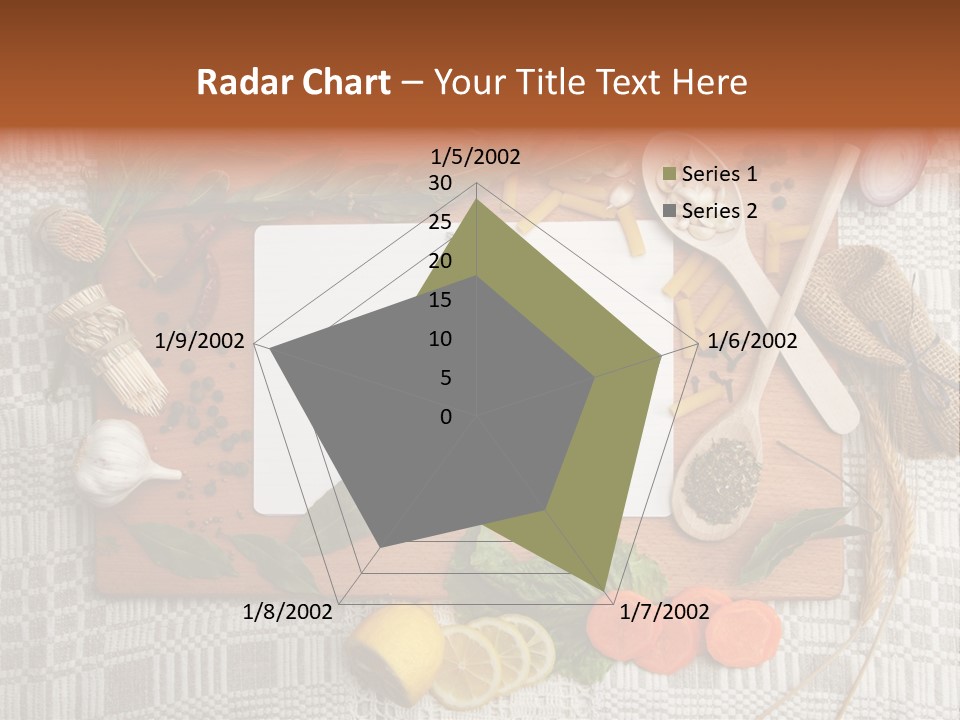 Red Table Wood PowerPoint Template