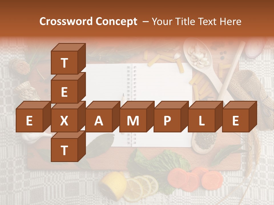 Red Table Wood PowerPoint Template