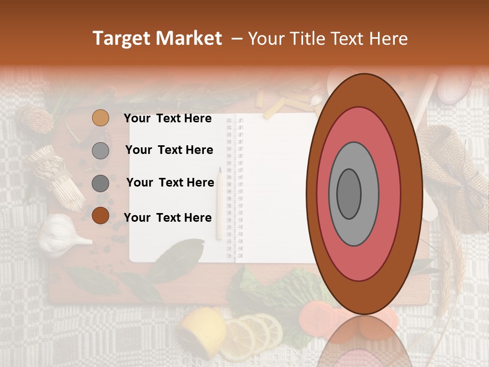 Red Table Wood PowerPoint Template