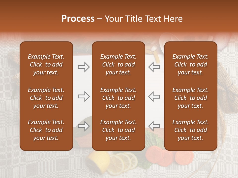Red Table Wood PowerPoint Template