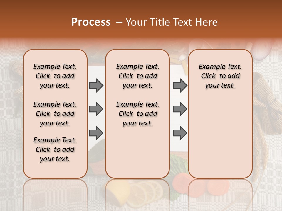 Red Table Wood PowerPoint Template