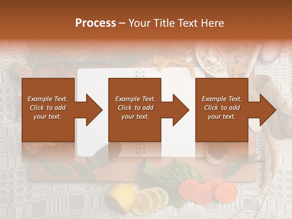 Red Table Wood PowerPoint Template