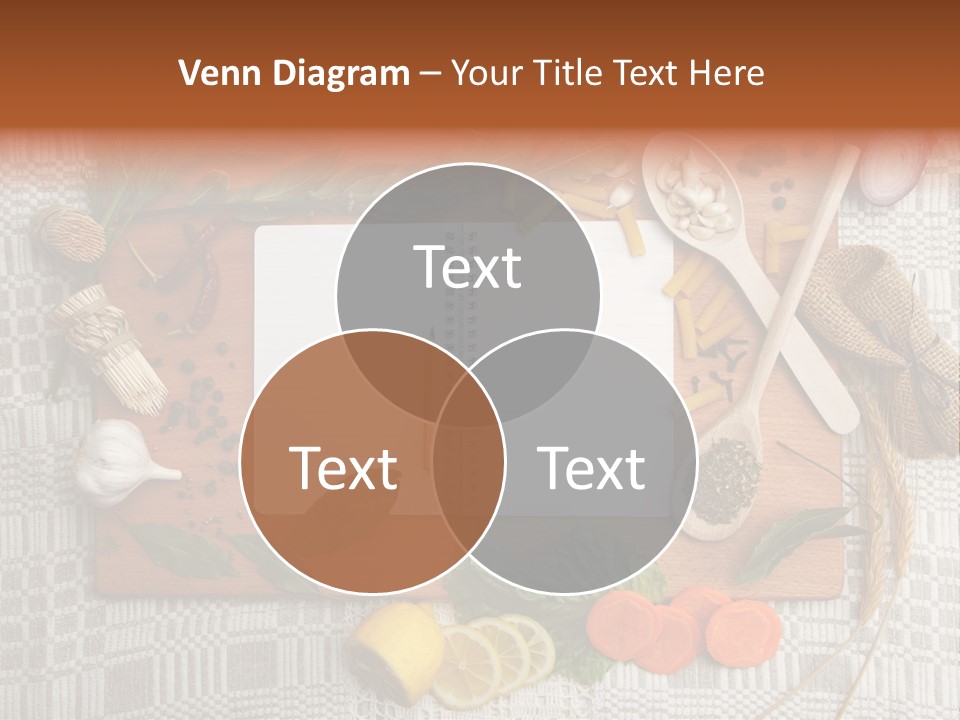 Red Table Wood PowerPoint Template