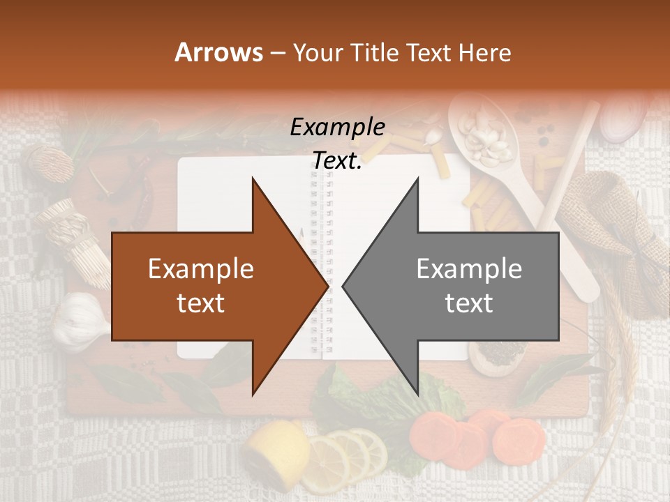 Red Table Wood PowerPoint Template