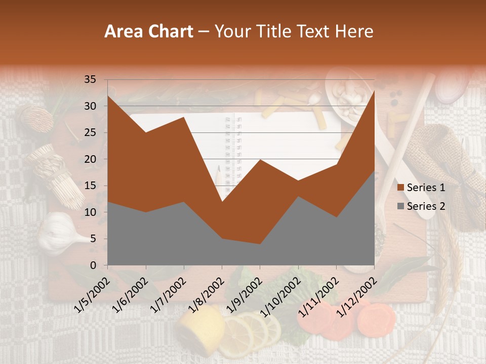 Red Table Wood PowerPoint Template