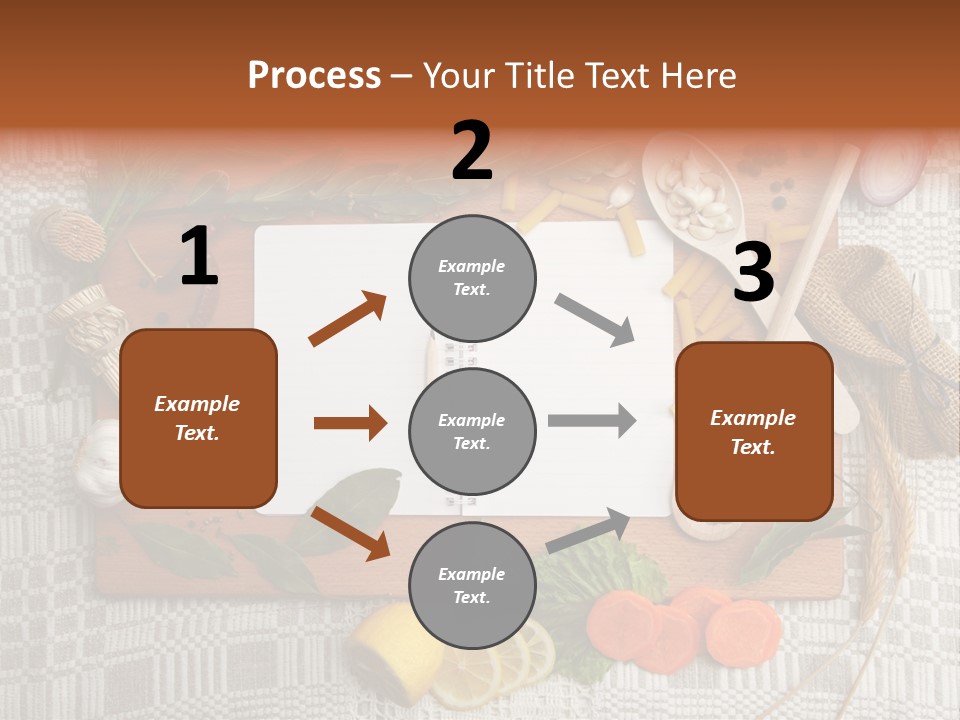 Red Table Wood PowerPoint Template