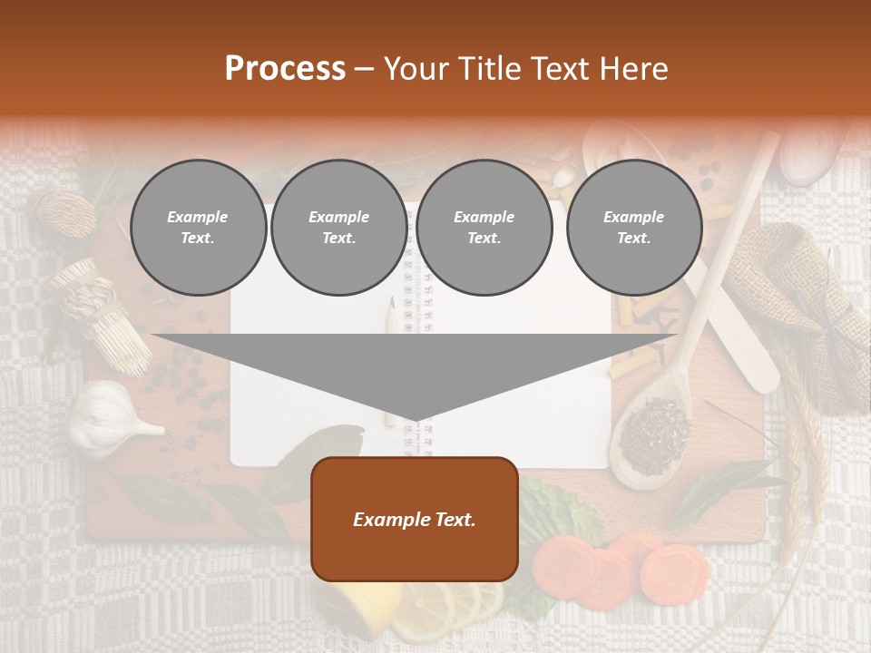 Red Table Wood PowerPoint Template