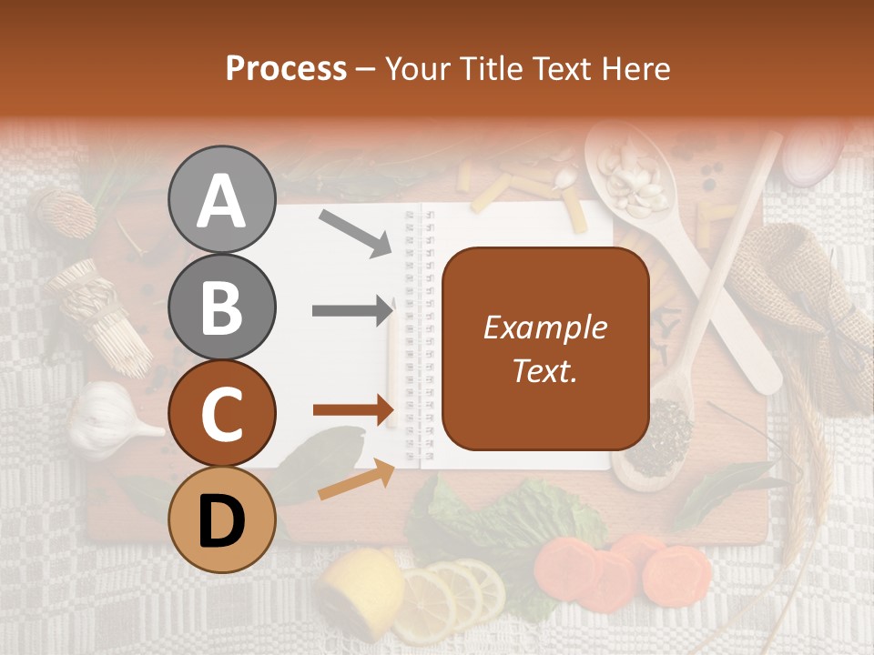 Red Table Wood PowerPoint Template