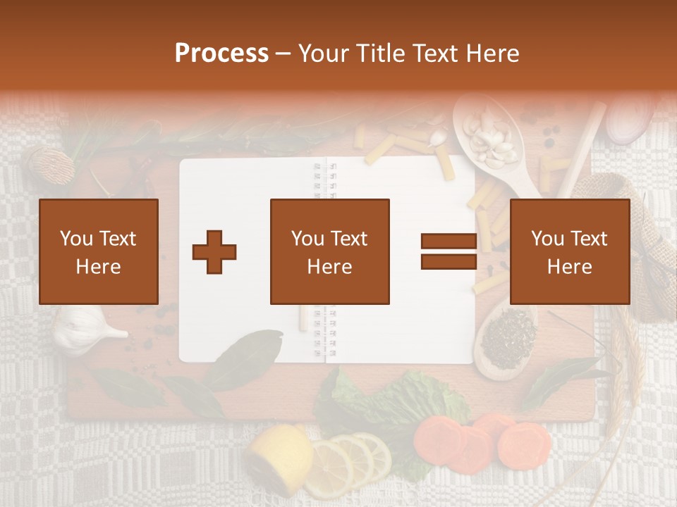 Red Table Wood PowerPoint Template