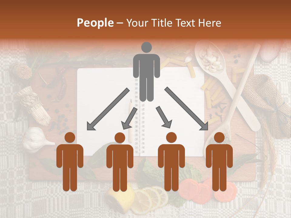 Red Table Wood PowerPoint Template