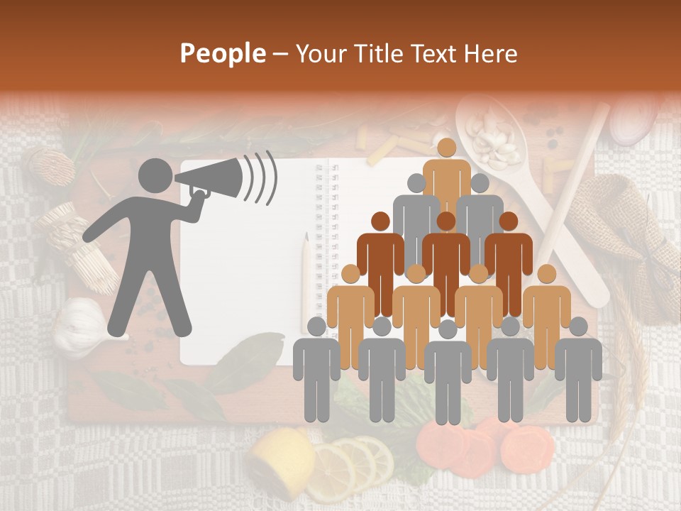 Red Table Wood PowerPoint Template