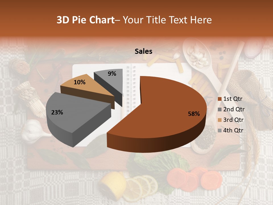 Red Table Wood PowerPoint Template