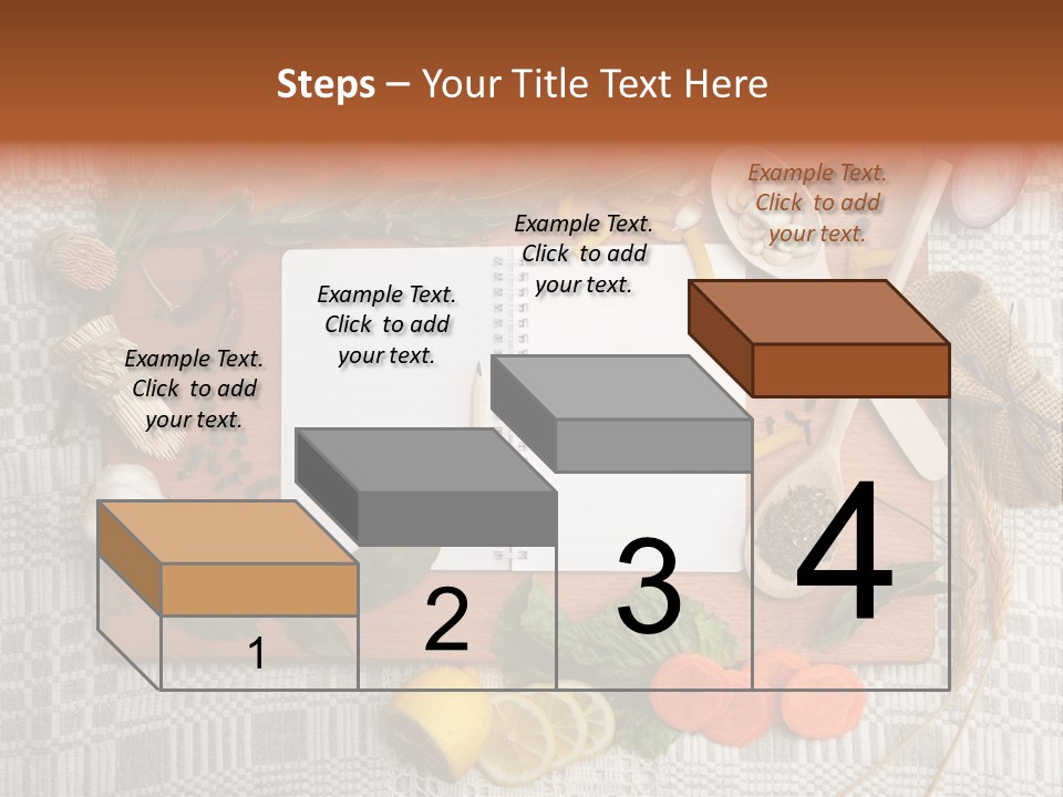 Red Table Wood PowerPoint Template