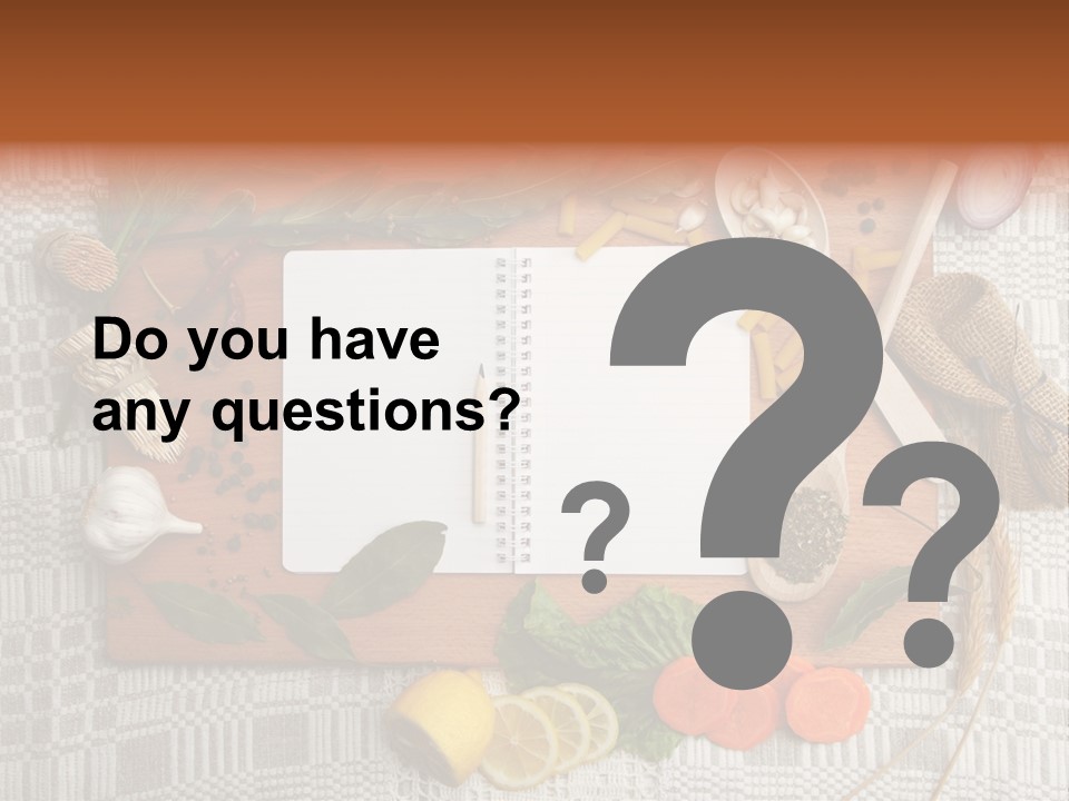 Red Table Wood PowerPoint Template