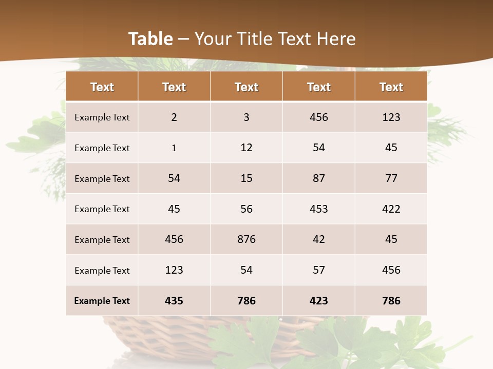 Meal Juicy Filled PowerPoint Template