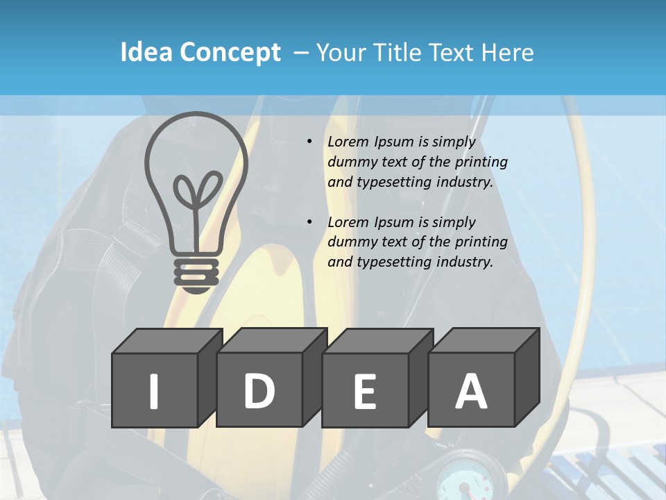 Device Flippers Nobody PowerPoint Template
