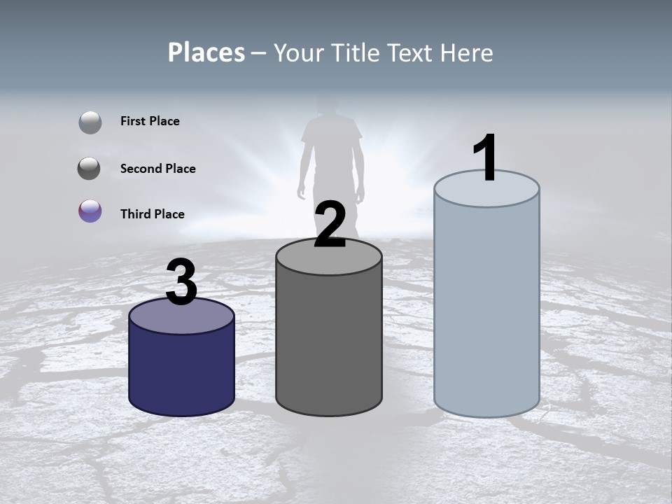 Explosion Sustainable Barren PowerPoint Template