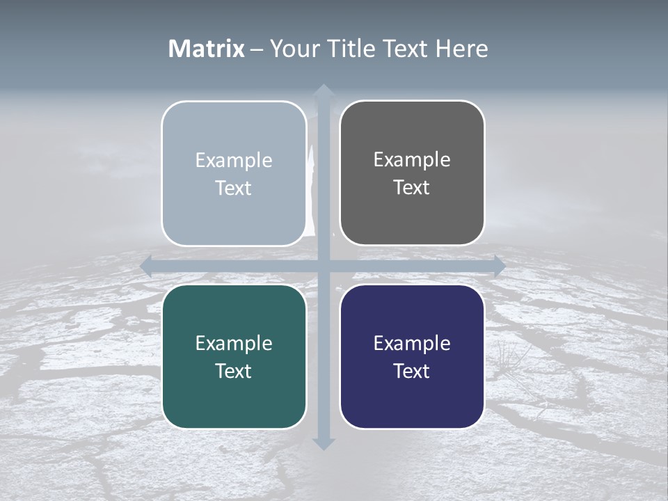 Explosion Sustainable Barren PowerPoint Template