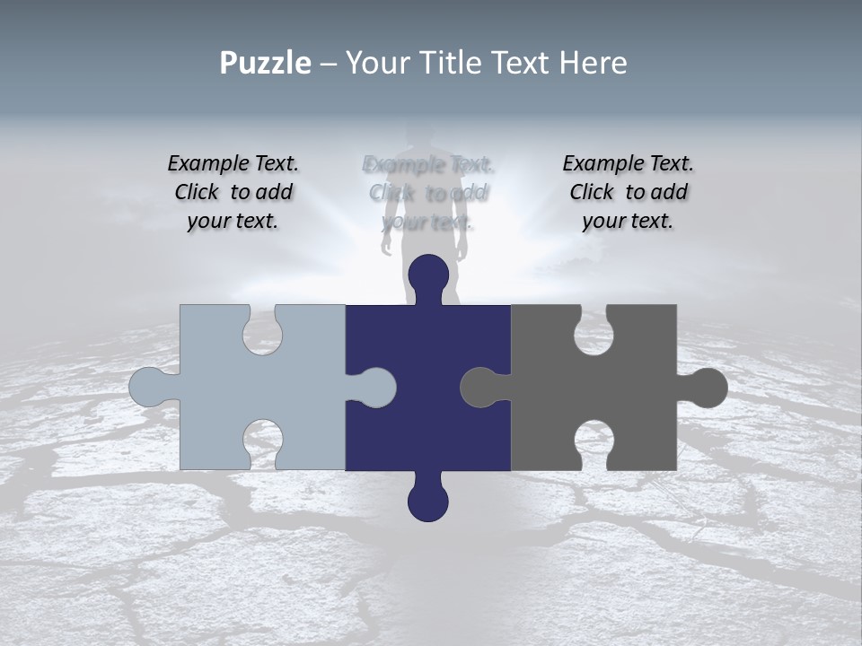 Explosion Sustainable Barren PowerPoint Template