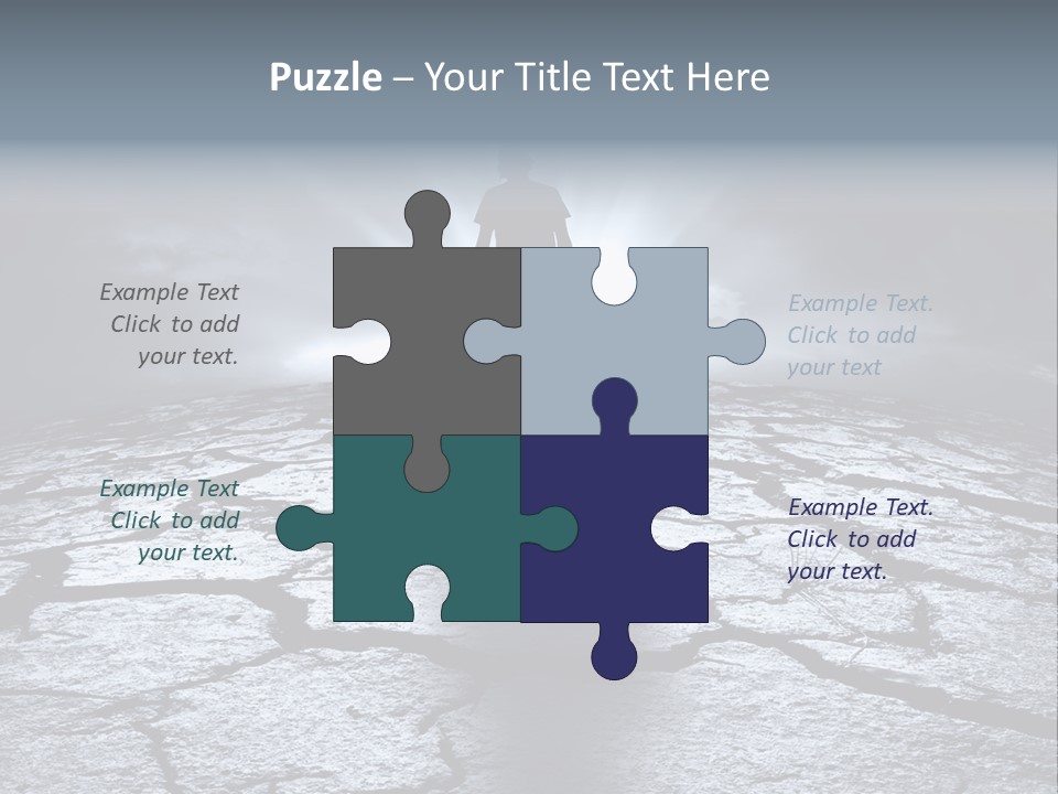 Explosion Sustainable Barren PowerPoint Template