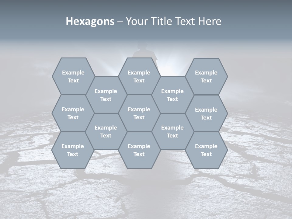 Explosion Sustainable Barren PowerPoint Template