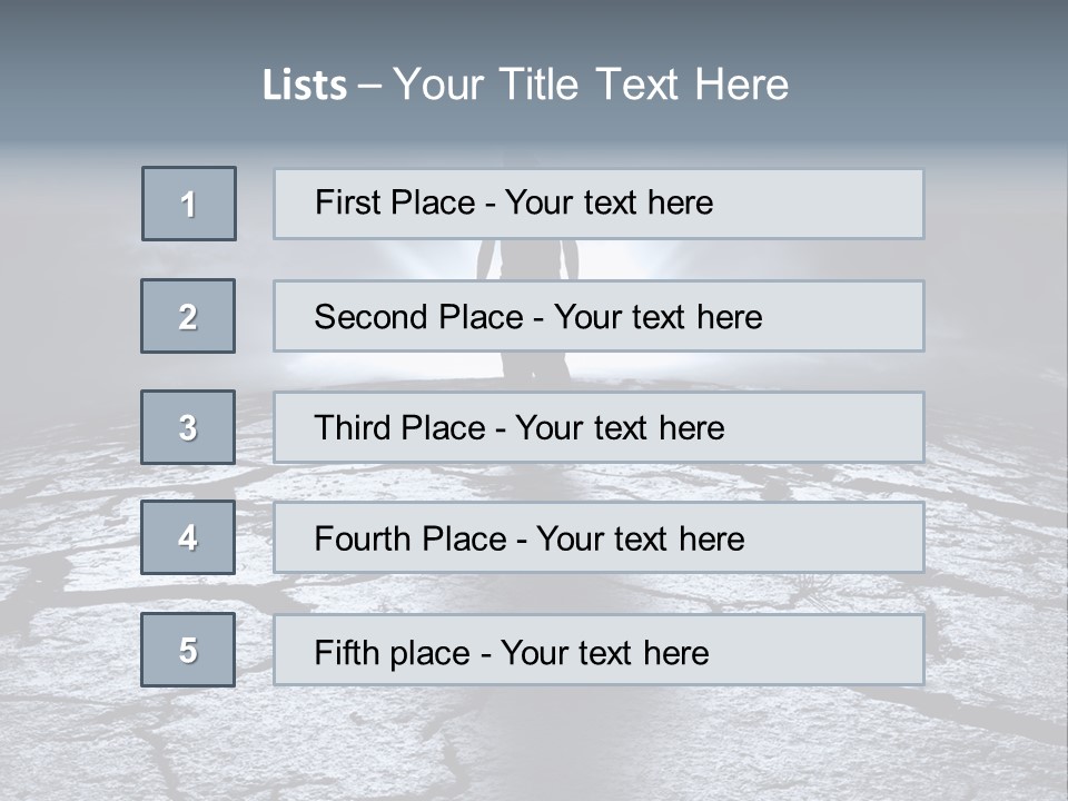 Explosion Sustainable Barren PowerPoint Template