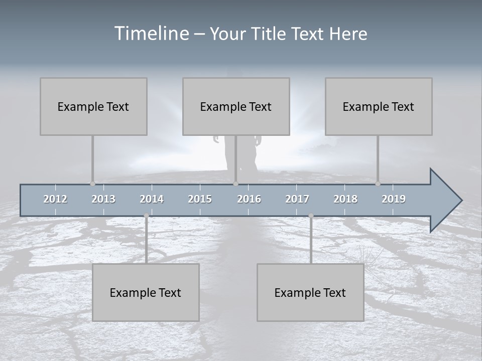 Explosion Sustainable Barren PowerPoint Template