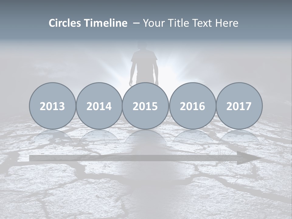 Explosion Sustainable Barren PowerPoint Template