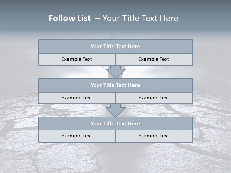 Explosion Sustainable Barren PowerPoint Template