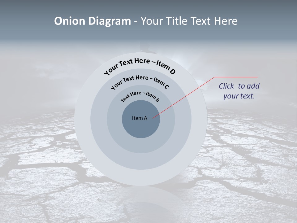 Explosion Sustainable Barren PowerPoint Template