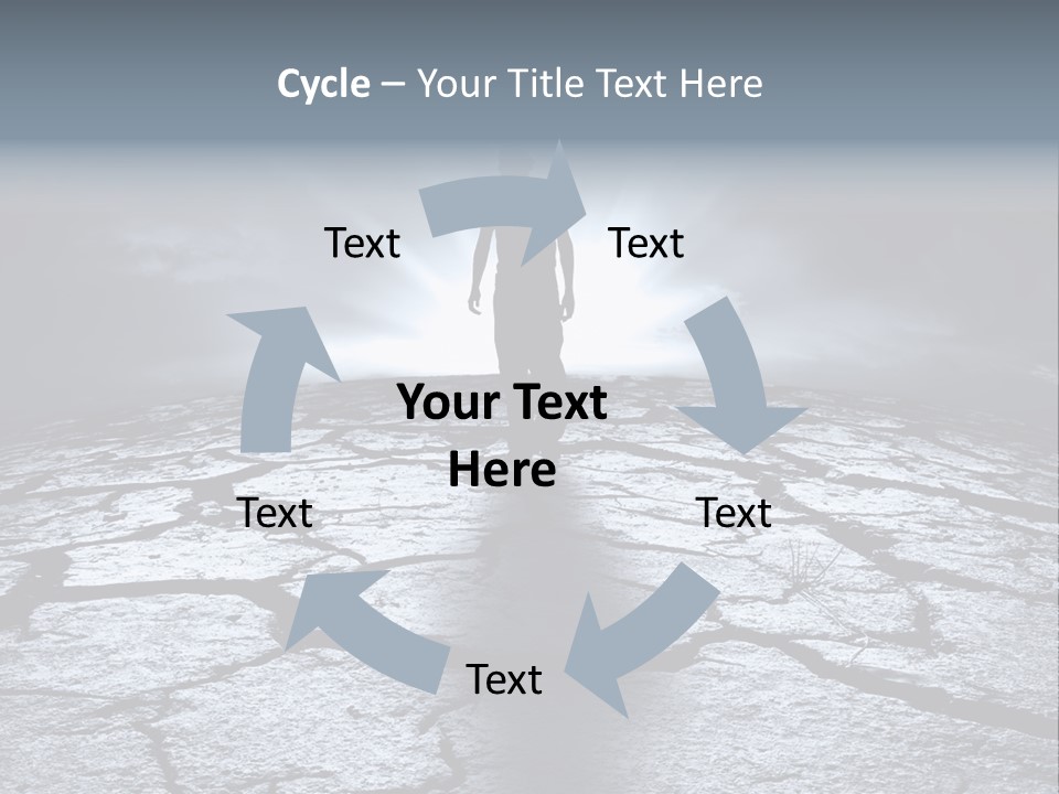 Explosion Sustainable Barren PowerPoint Template