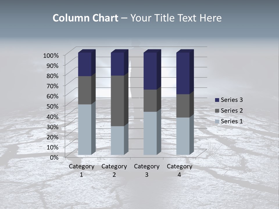 Explosion Sustainable Barren PowerPoint Template
