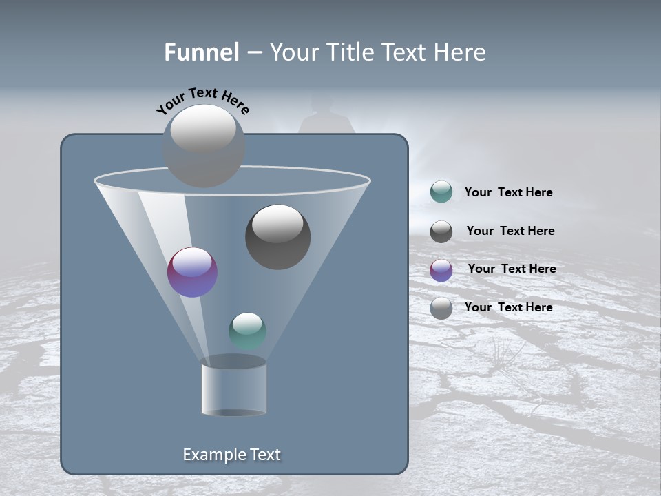 Explosion Sustainable Barren PowerPoint Template