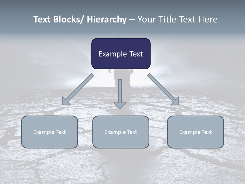 Explosion Sustainable Barren PowerPoint Template