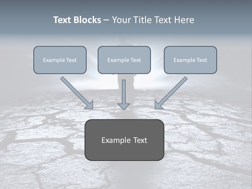 Explosion Sustainable Barren PowerPoint Template