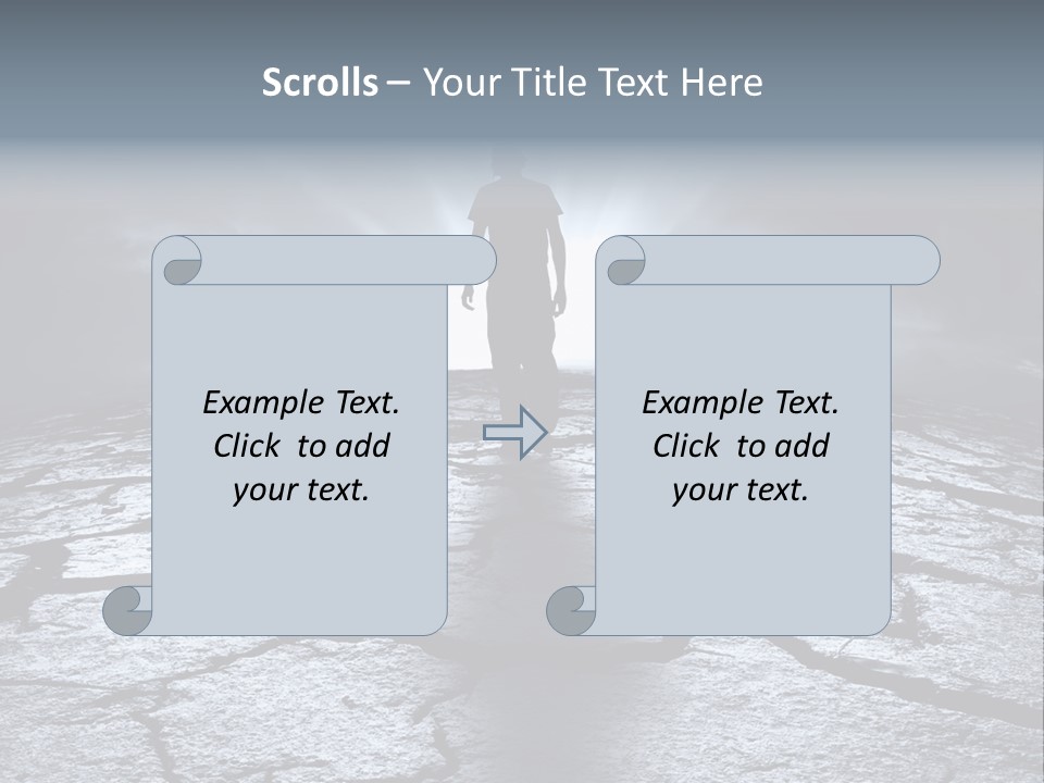 Explosion Sustainable Barren PowerPoint Template