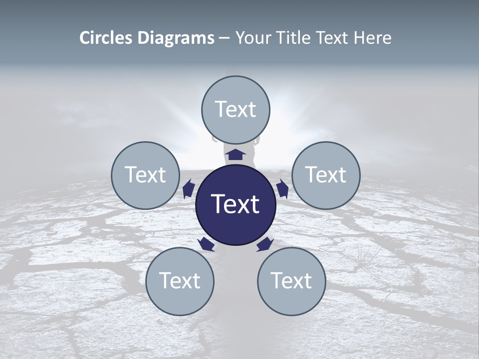 Explosion Sustainable Barren PowerPoint Template