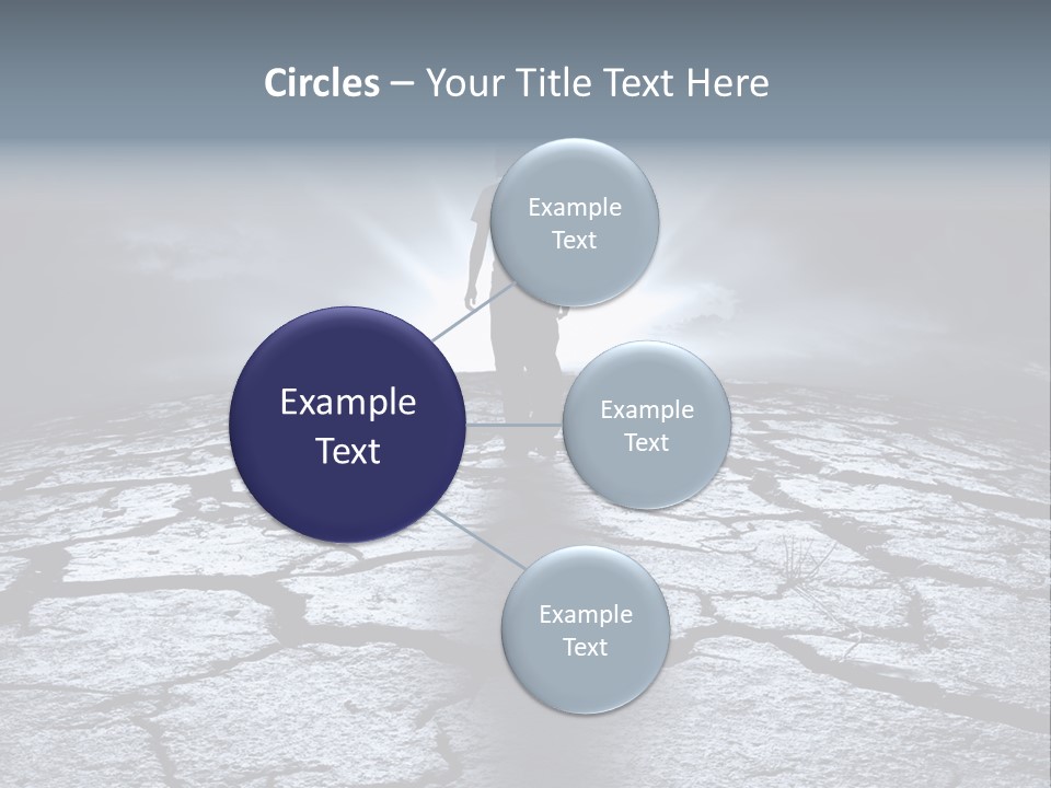 Explosion Sustainable Barren PowerPoint Template