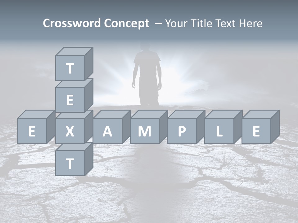 Explosion Sustainable Barren PowerPoint Template