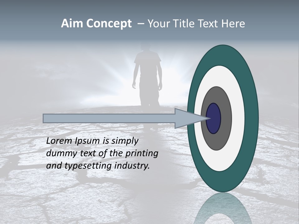 Explosion Sustainable Barren PowerPoint Template