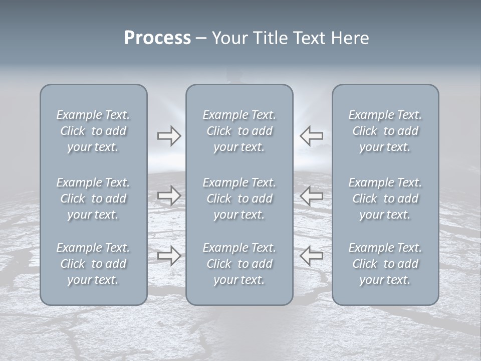 Explosion Sustainable Barren PowerPoint Template