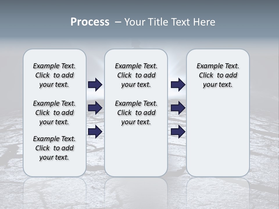 Explosion Sustainable Barren PowerPoint Template